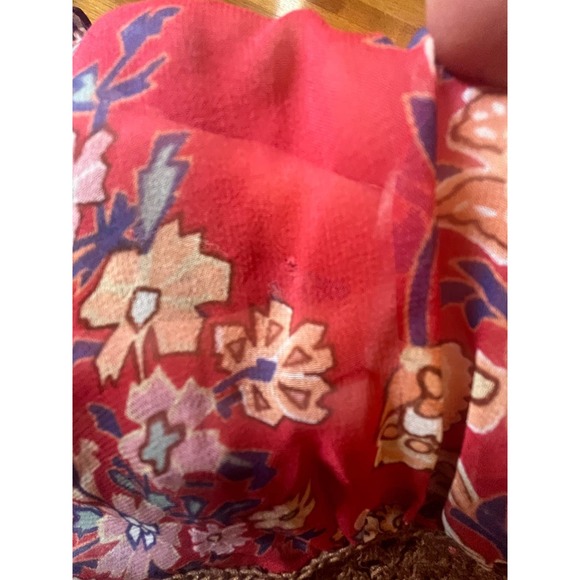 Boho Sheer Floral Dress Size 8 - Picture 11 of 11